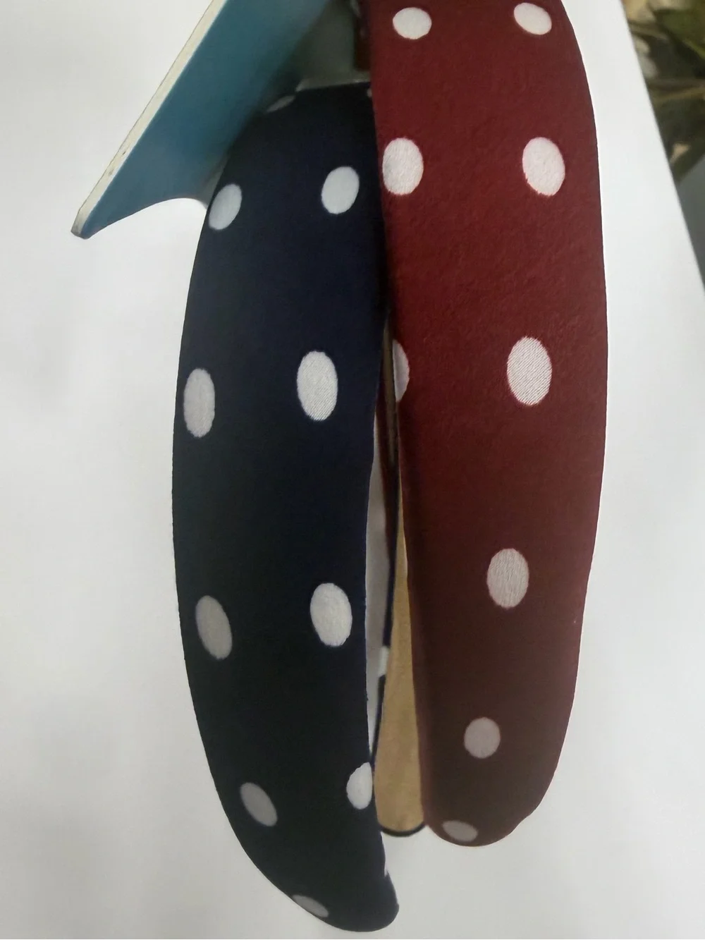 NWT ⚜️🖤⚜️ PIPER K Polka Dot Headband Set of 2